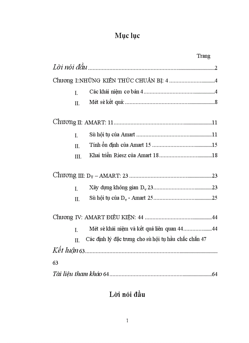 image for page Sự hội tụ và sự khai triển Riesz của Amart và sự mở rộng trên các lớp tổng quát hơn Dv Amart và Amart