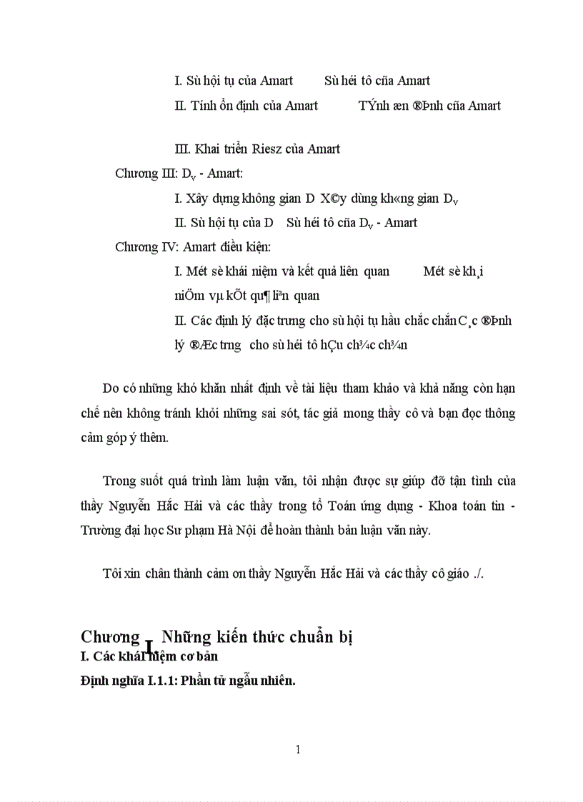 image for page Sự hội tụ và sự khai triển Riesz của Amart và sự mở rộng trên các lớp tổng quát hơn Dv Amart và Amart