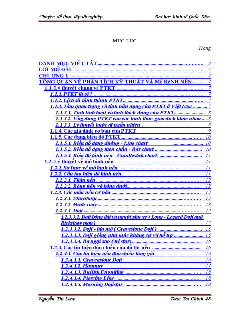 image for page Áp dụng mô hình nến phân tích sự biến động giá của một số cổ phiếu ngành Bất động sản 1