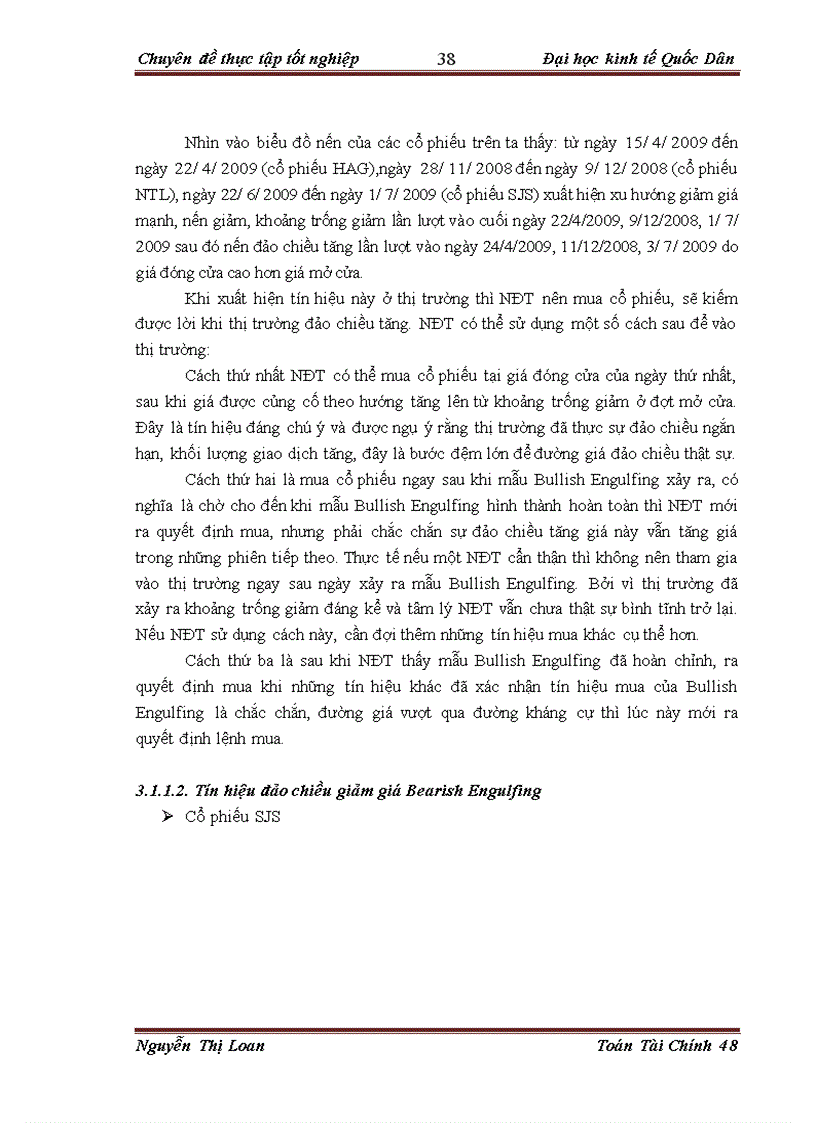 image for page Áp dụng mô hình nến phân tích sự biến động giá của một số cổ phiếu ngành Bất động sản 1