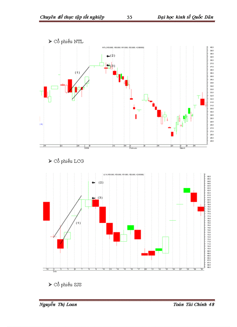 image for page Áp dụng mô hình nến phân tích sự biến động giá của một số cổ phiếu ngành Bất động sản 1