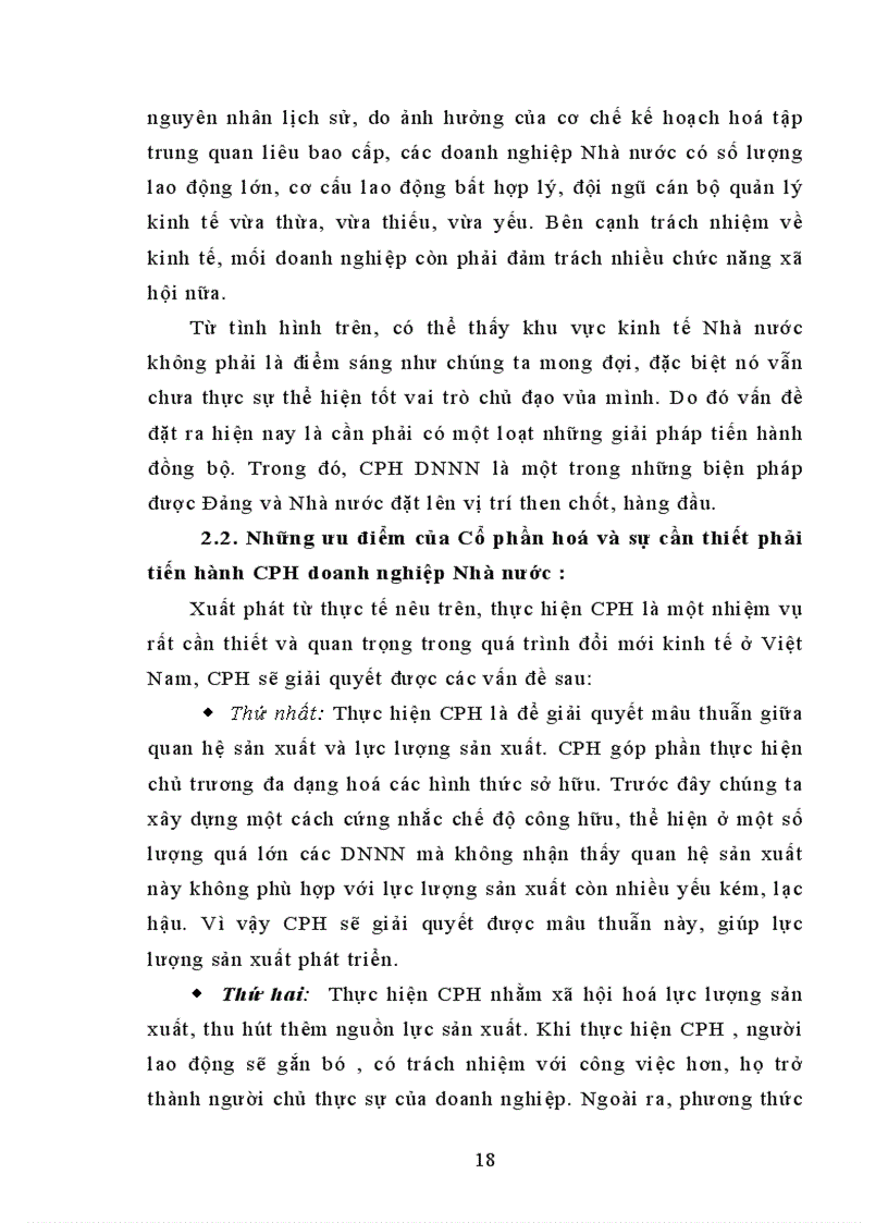 image for page Vấn đề cổ phần hoá doanh nghiệp nhà nước thực trạng và giải pháp phần thứ nhất lý luận chung về cổ phần hoá và sự cần thiết phải tiến hành cổ phần hoá ở Việt Nam I