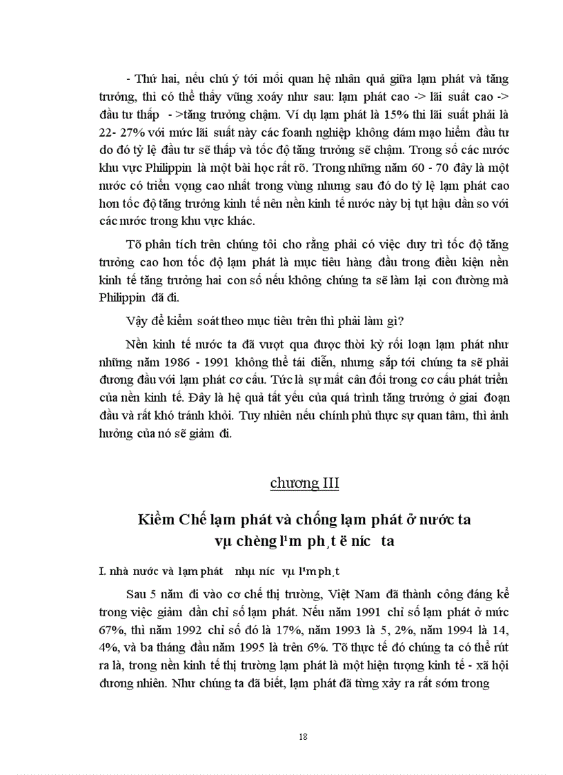 image for page Kiềm chế lạm phát và chống lạm phát ở nước ta