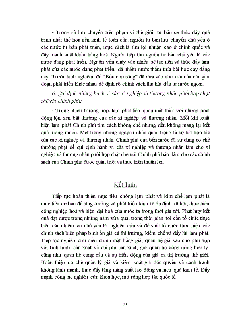 image for page Kiềm chế lạm phát và chống lạm phát ở nước ta
