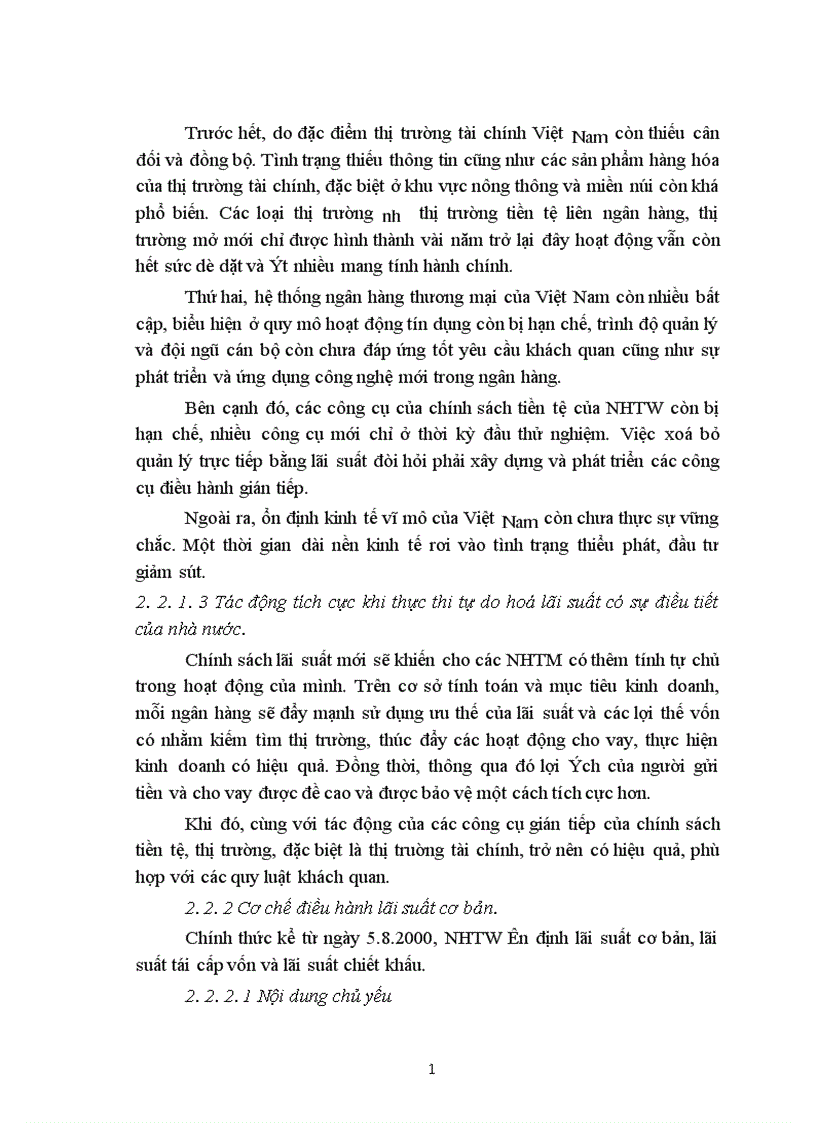 image for page Phương hướng hoàn thiện chính sách lãi suất ở Việt Nam