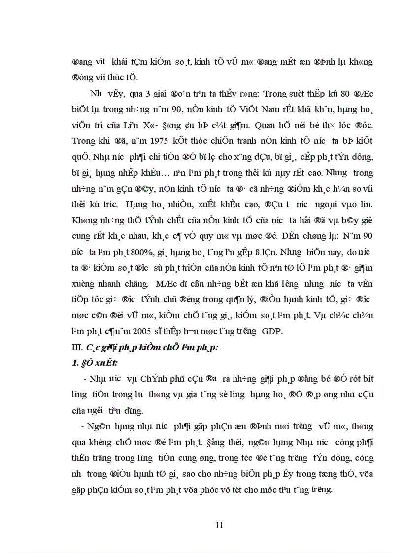 image for page Các giải pháp kiềm chế lạm phát ở Việt Nam