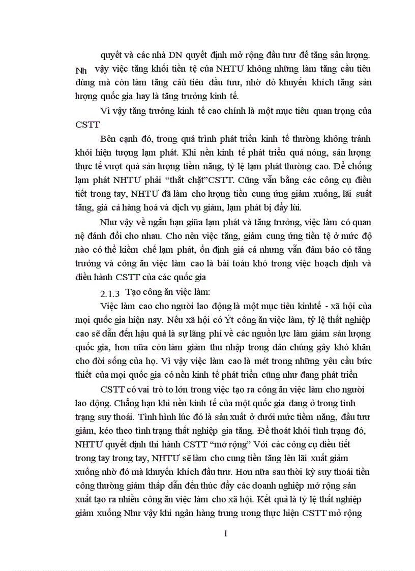 image for page Chính sách tiền tệ thực trạng và giải pháp hoàn thiện CSTT ở Việt Nam 1