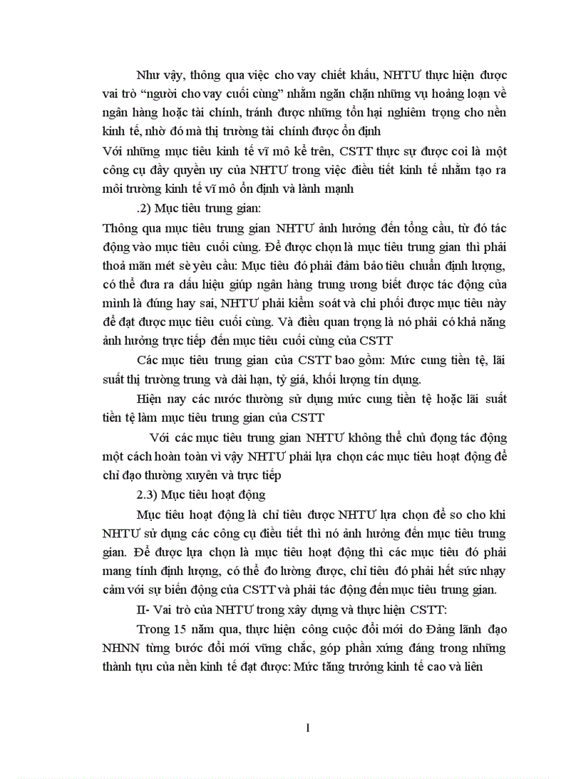 image for page Chính sách tiền tệ thực trạng và giải pháp hoàn thiện CSTT ở Việt Nam 1