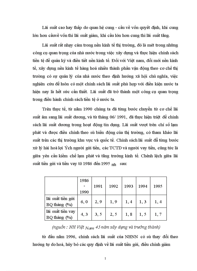 image for page Lãi suất tín dụng và sự điều hành lãi suất tín dụng của Ngân hàng Nhà nước ở Việt Nam hiện nay