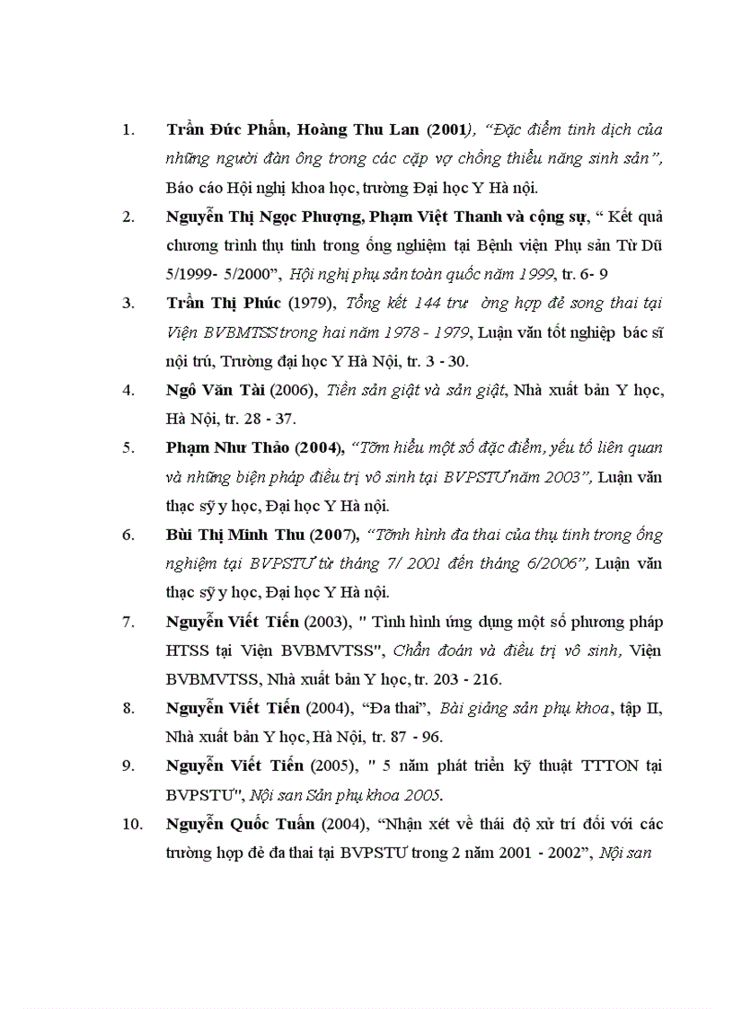 image for page Đánh giá kỹ thuật giảm thiểu phôi thai chọn lọc tại Trung tâm HTSS Bệnh Viện Phụ Sản Trung Ương từ 01 01 2004 đến 30 6 2009