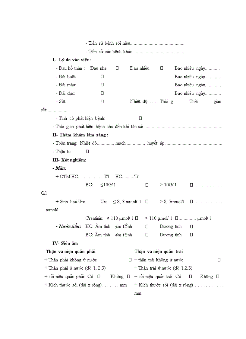 image for page Nghiên cứu điều trị sỏi niệu quản bằng phương pháp tán sỏi nội soi ngược dòng trên máy Lithoclast tại bệnh viện Thanh Nhàn
