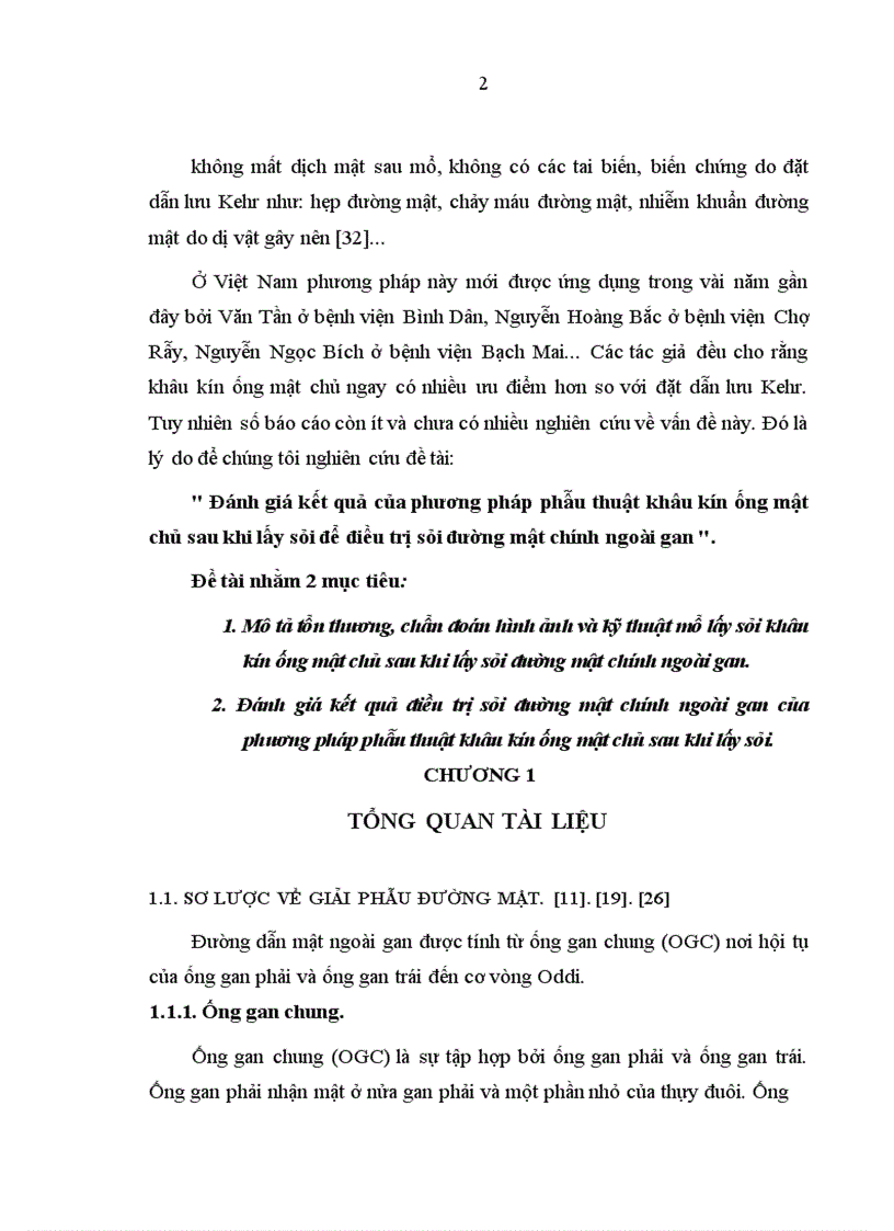 image for page Đánh giá kết quả của phương pháp phẫu thuật khâu kín ống mật chủ sau khi lấy sỏi để điều trị sỏi đường mật chính ngoài gan