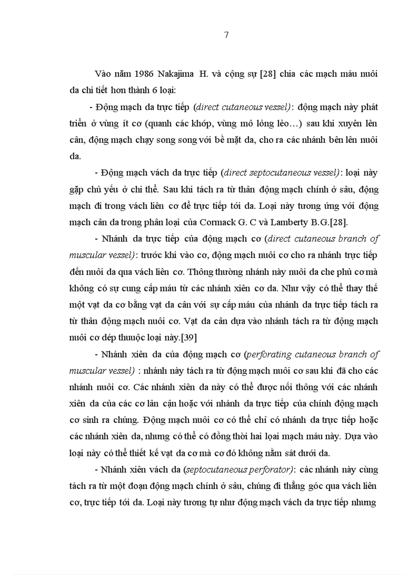 image for page Nghiên cứu vạt nhánh xuyên động mạch bắp chân trong và bước đầu ứng dụng trong phẫu thuật tạo hình