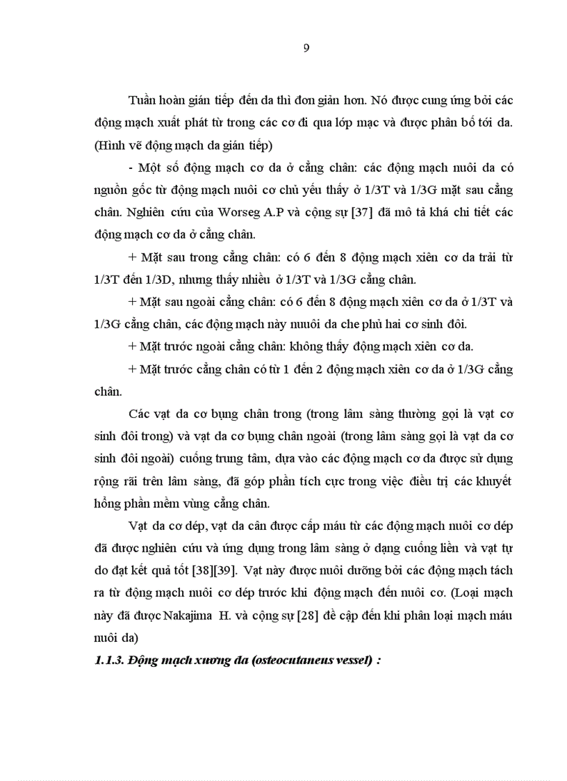 image for page Nghiên cứu vạt nhánh xuyên động mạch bắp chân trong và bước đầu ứng dụng trong phẫu thuật tạo hình