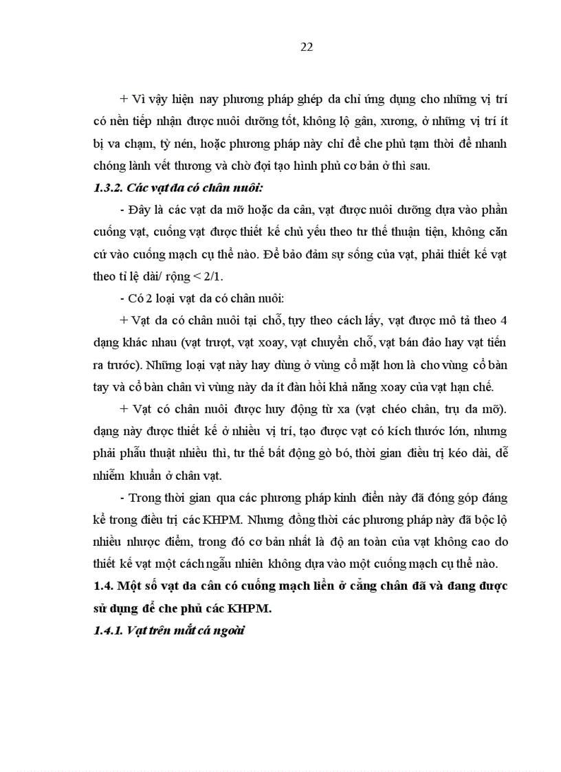 image for page Nghiên cứu vạt nhánh xuyên động mạch bắp chân trong và bước đầu ứng dụng trong phẫu thuật tạo hình