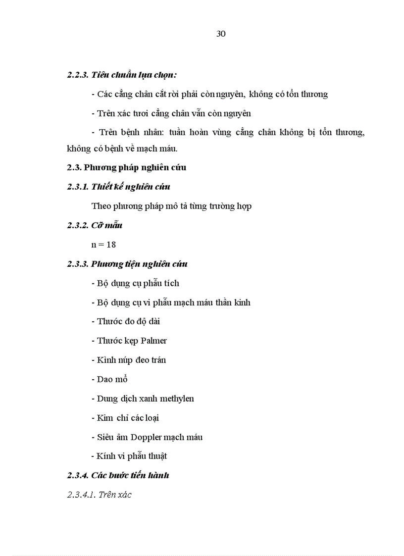 image for page Nghiên cứu vạt nhánh xuyên động mạch bắp chân trong và bước đầu ứng dụng trong phẫu thuật tạo hình
