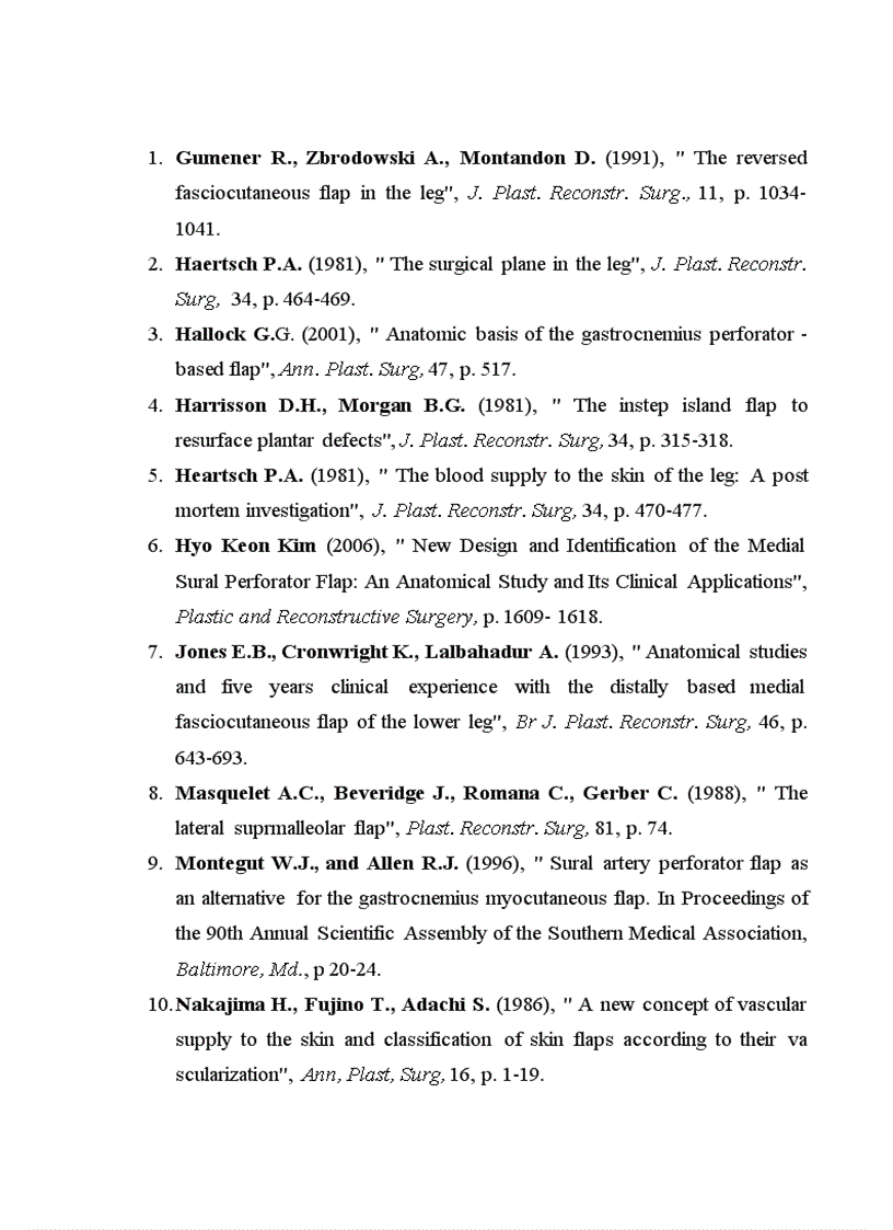 image for page Nghiên cứu vạt nhánh xuyên động mạch bắp chân trong và bước đầu ứng dụng trong phẫu thuật tạo hình