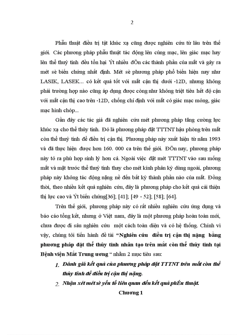 image for page Nghiên cứu điều trị cận thị nặng bằng phương pháp đặt thể thủy tinh nhân tạo trên mắt còn thể thủy tinh tại Bệnh viện Mắt Trung ương