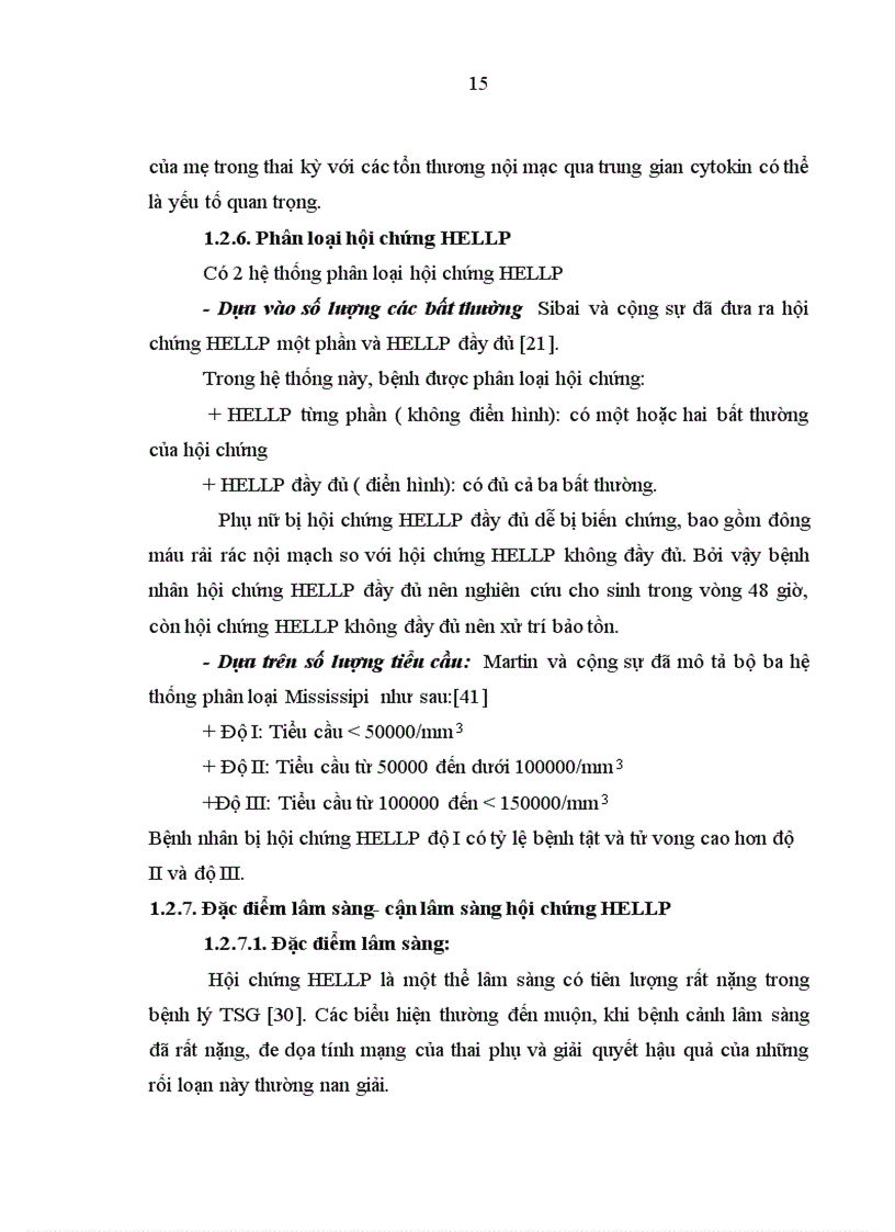 image for page Nghiên cứu hội chứng HELLP trên những thai phụ tiền sản giật tại Bệnh viện phụ sản trung ương từ năm 2006 2010