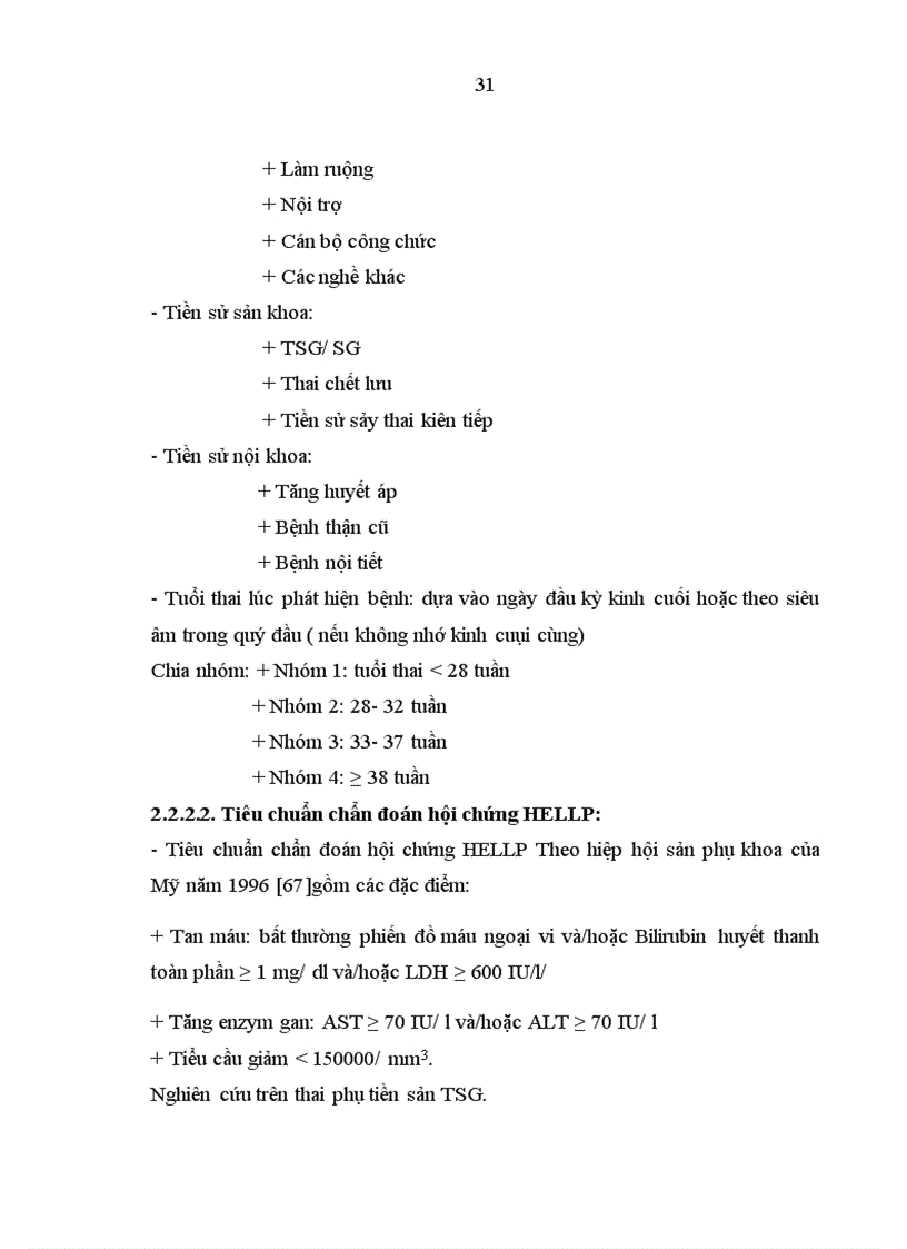 image for page Nghiên cứu hội chứng HELLP trên những thai phụ tiền sản giật tại Bệnh viện phụ sản trung ương từ năm 2006 2010