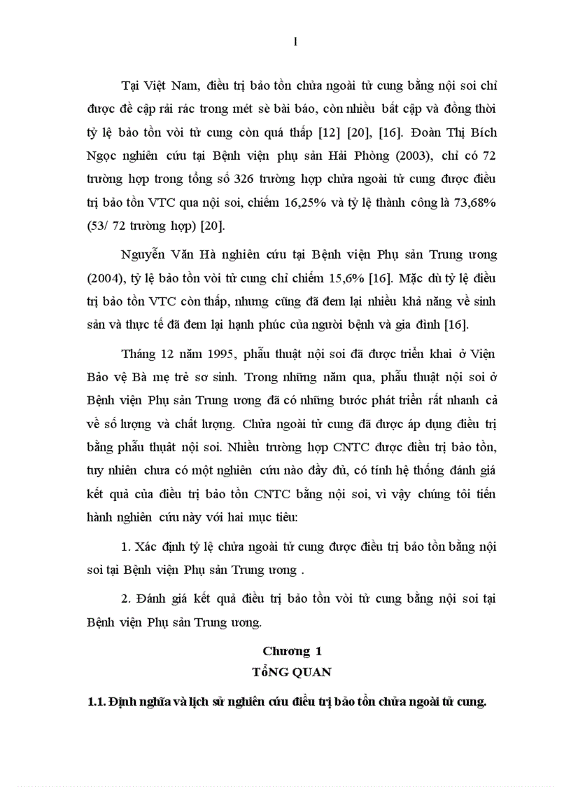 image for page Đánh giá giá trị chẩn đoán sớm và kết quả điều trị chửa ngoài tử cung bằng phương pháp nội soi tại Bệnh viện Phụ sản Trung ương năm 2004