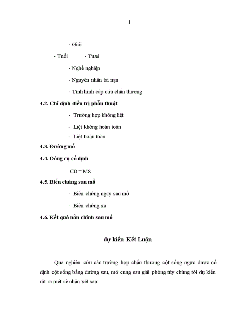 image for page Đặc điểm lâm sàng cận lâm sàng và Đánh giá kết quả điều trị phẫu thuật cố định cột sống ngực bằng phương pháp bắt vít qua cuống và giải ép lối sau tại bệnh viện việt đức