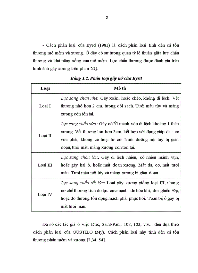 image for page Đánh giá tác dụng khung CĐN FESSA trong điều trị gãy hở xương cẳng chân tại Bệnh viện Việt Đức trong năm 2004 2005