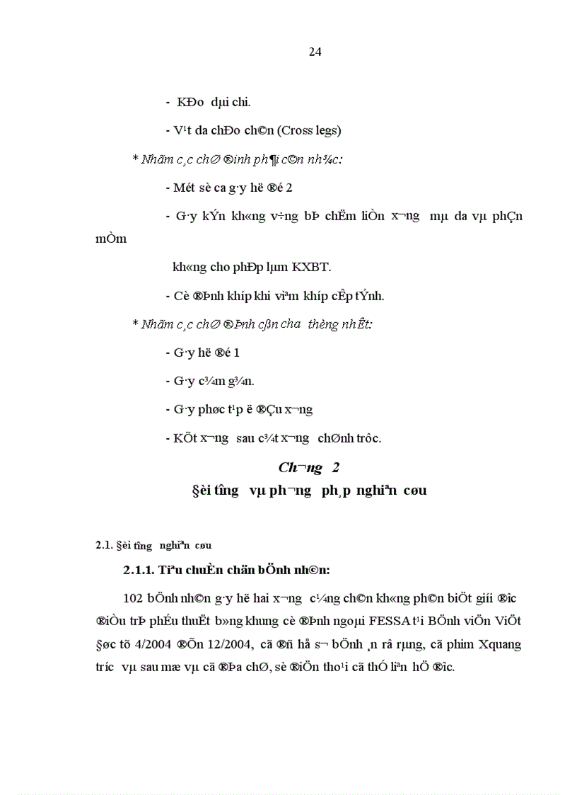 image for page Đánh giá tác dụng khung CĐN FESSA trong điều trị gãy hở xương cẳng chân tại Bệnh viện Việt Đức trong năm 2004 2005