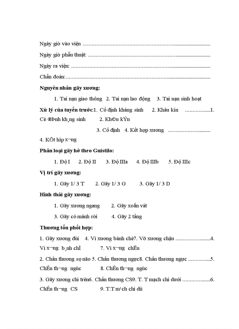image for page Đánh giá tác dụng khung CĐN FESSA trong điều trị gãy hở xương cẳng chân tại Bệnh viện Việt Đức trong năm 2004 2005