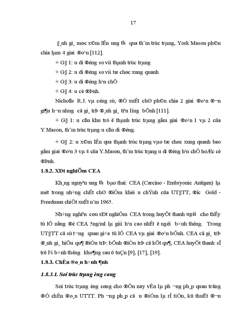 image for page Nghiên cứu giá trị của phương pháp thăm trực tràng chụp cắt lớp vi tính chụp cộng hưởng từ trong xác định mức xâm lấn ung thư biểu mô trực tràng được phẫu thuật triệt căn 1