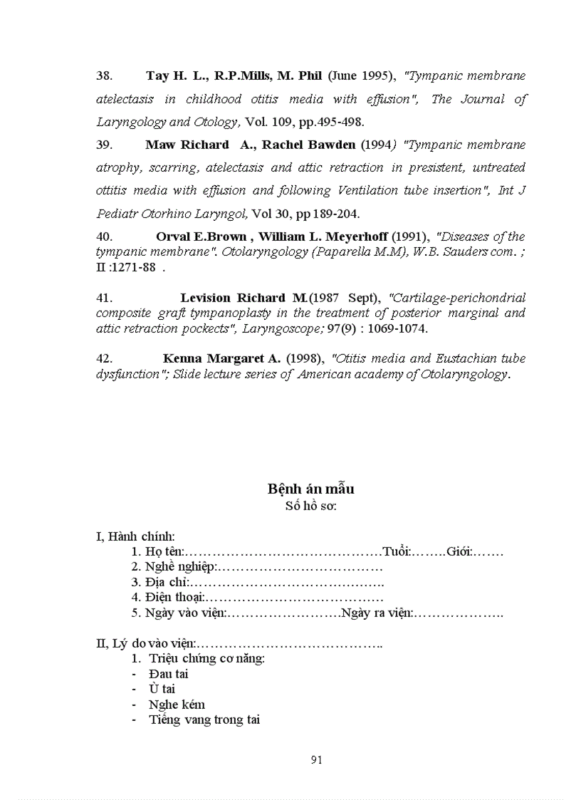 image for page Nghiên cứu hình thái biến động của nhĩ đồ trong viêm tai màng nhĩ đóng kín