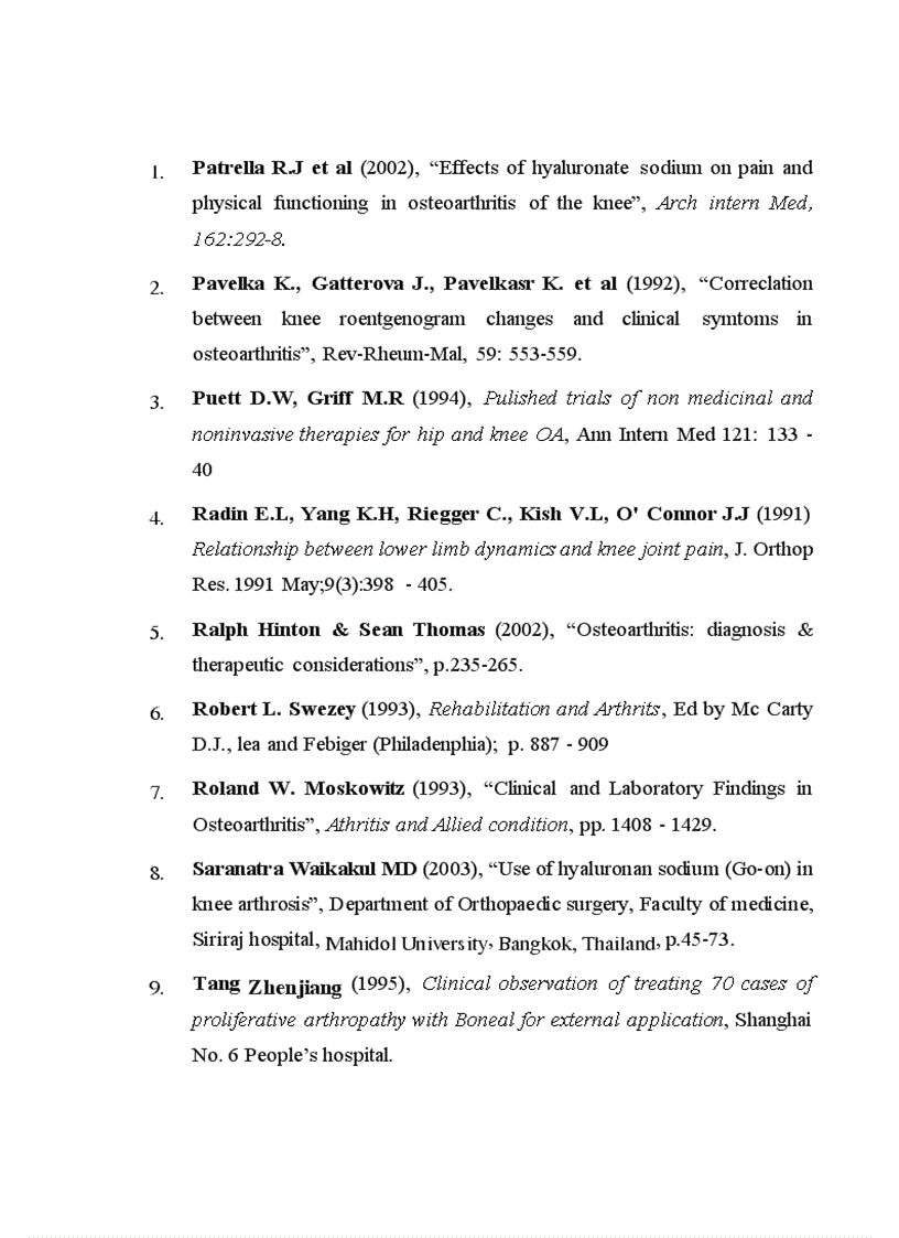 image for page Đánh giá tình hình bệnh khớp tại Khoa cơ xương khớp Bệnh viện Bạch Mai trong 10 năm 1991 2000