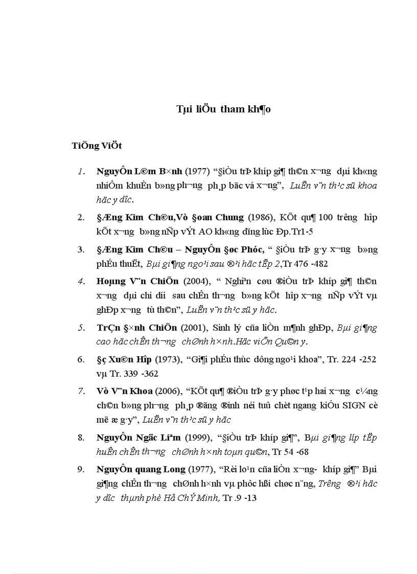 image for page Đánh giá kết quả điều trị gãy kín thân xương đùi người lớn bằng đinh SINGN có chốt tại bệnh viện Việt Đức từ 2004 2005