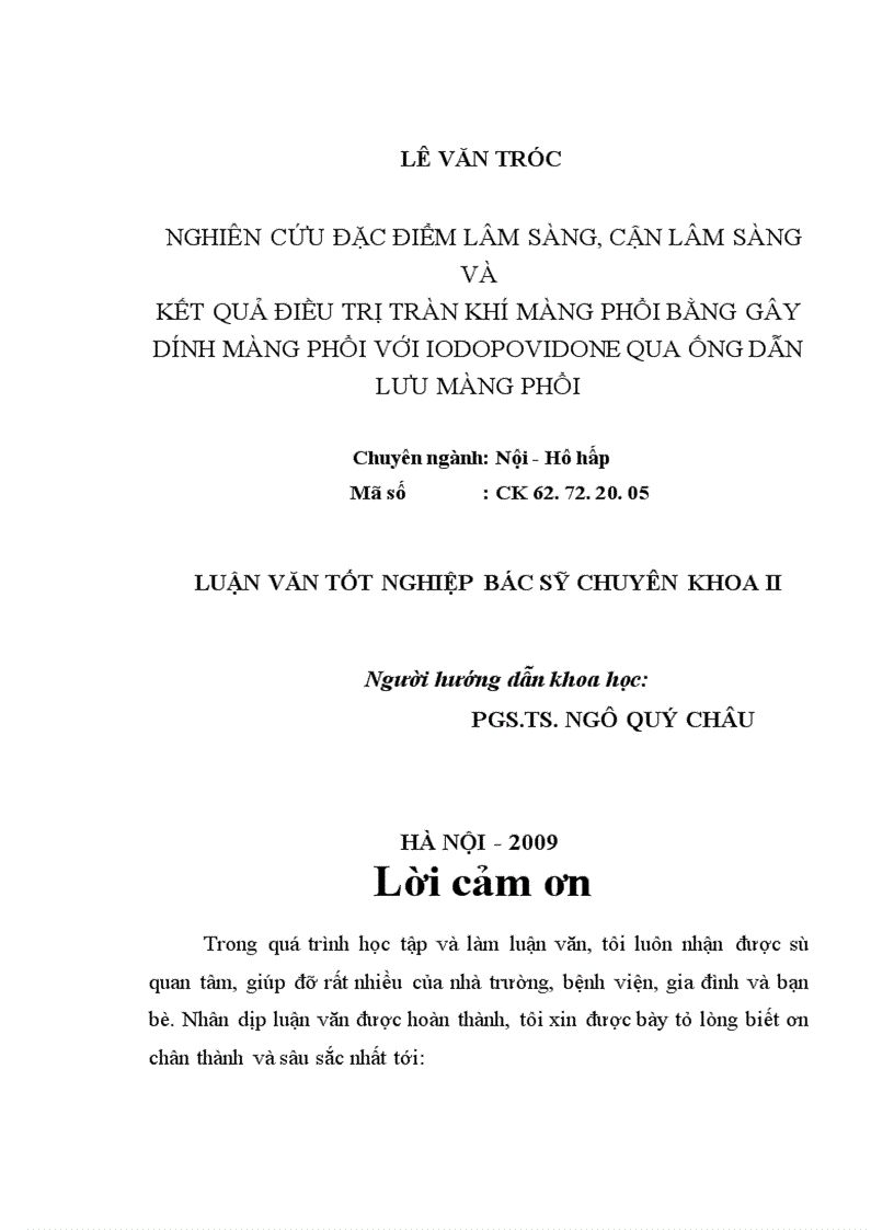 image for page Nghiên cứu đặc điểm lâm sàng cận lâm sàng và kết quả điều trị tràn khí màng phổi bằng gây dính màng phổi với iodopovidone qua ống dẫn lưu màng phổi