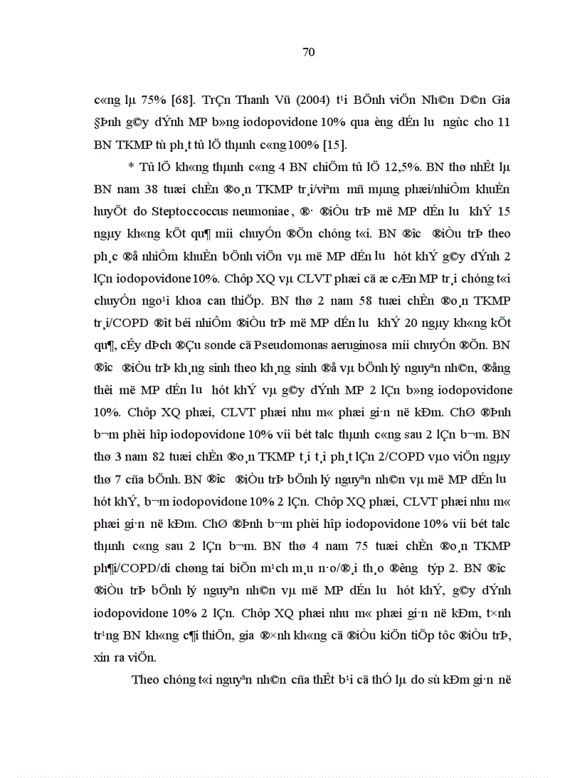 image for page Nghiên cứu đặc điểm lâm sàng cận lâm sàng và kết quả điều trị tràn khí màng phổi bằng gây dính màng phổi với iodopovidone qua ống dẫn lưu màng phổi