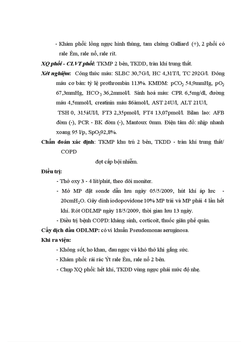 image for page Nghiên cứu đặc điểm lâm sàng cận lâm sàng và kết quả điều trị tràn khí màng phổi bằng gây dính màng phổi với iodopovidone qua ống dẫn lưu màng phổi