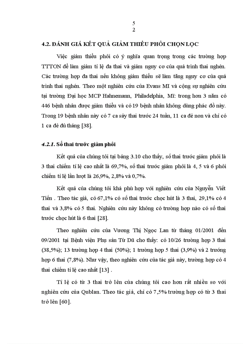 image for page Đánh giá kết quả giảm thiểu phôi chọn lọc tại Bệnh viện Phụ sản Trung ương từ 01 01 2004 đến 31 12 2008 1