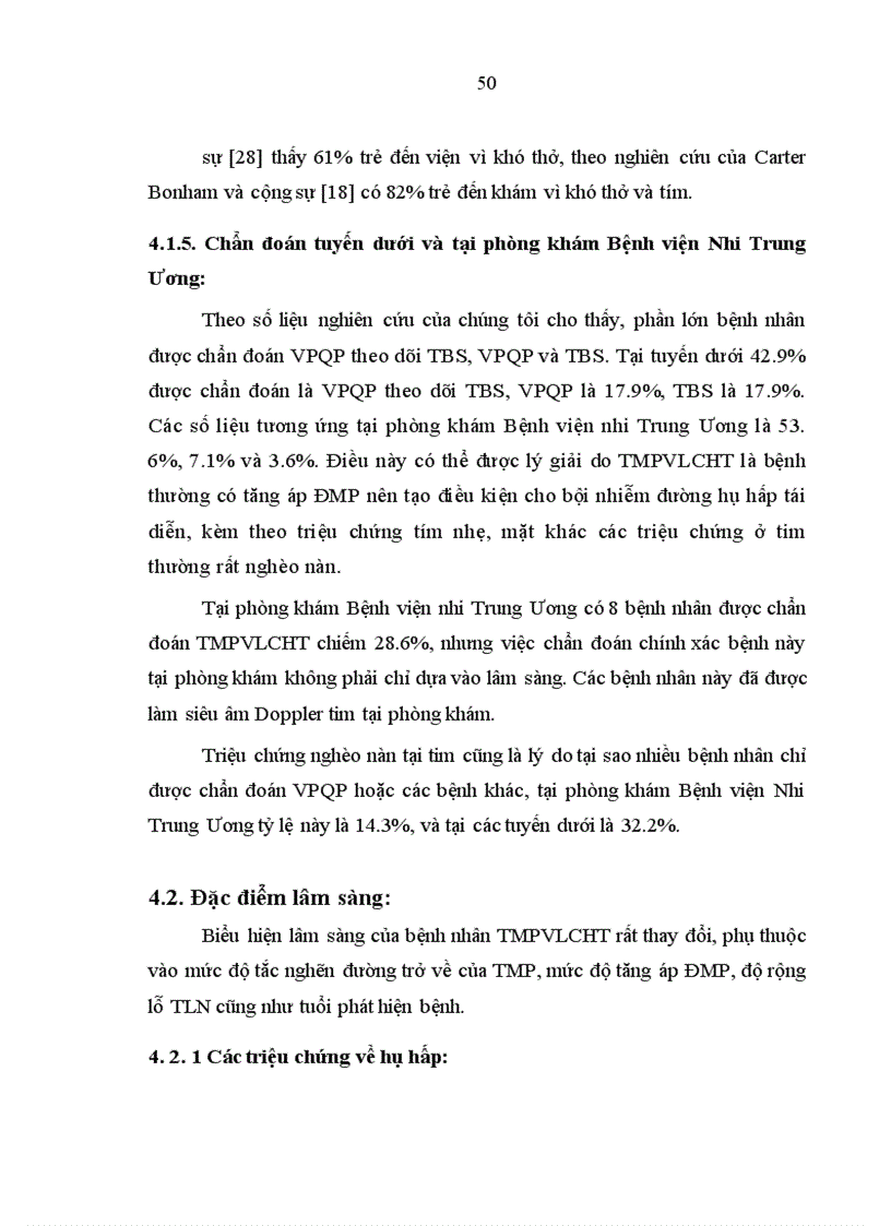 image for page Nghiên cứu đặc điểm lâm sàng cận lâm sàng bệnh tĩnh mạch phổi về lạc chỗ hoàn toàn ở trẻ em