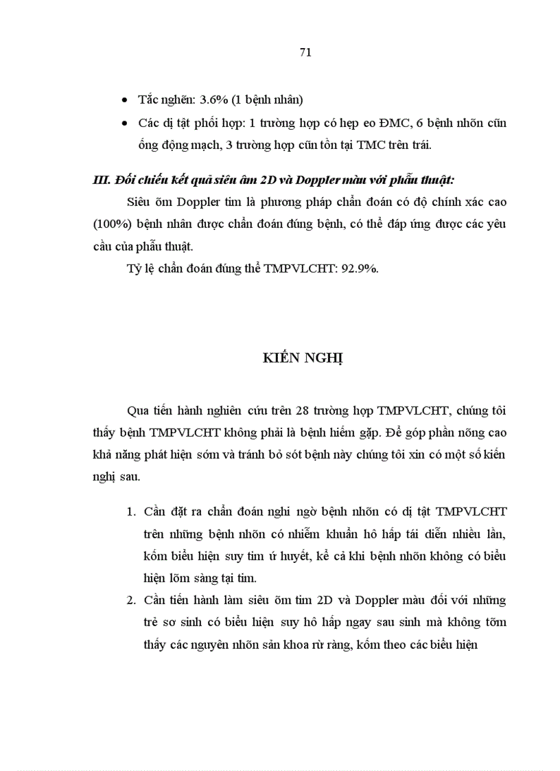 image for page Nghiên cứu đặc điểm lâm sàng cận lâm sàng bệnh tĩnh mạch phổi về lạc chỗ hoàn toàn ở trẻ em