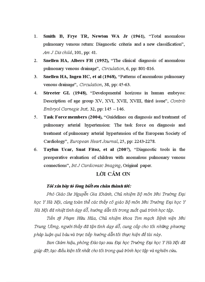 image for page Nghiên cứu đặc điểm lâm sàng cận lâm sàng bệnh tĩnh mạch phổi về lạc chỗ hoàn toàn ở trẻ em