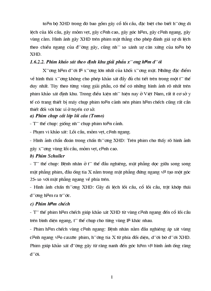 image for page Nhận xét đặc điểm lâm sàng X quang và kết quả điều trị kết hợp xương gãy hàm dưới bằng nẹp vít tự tiêu