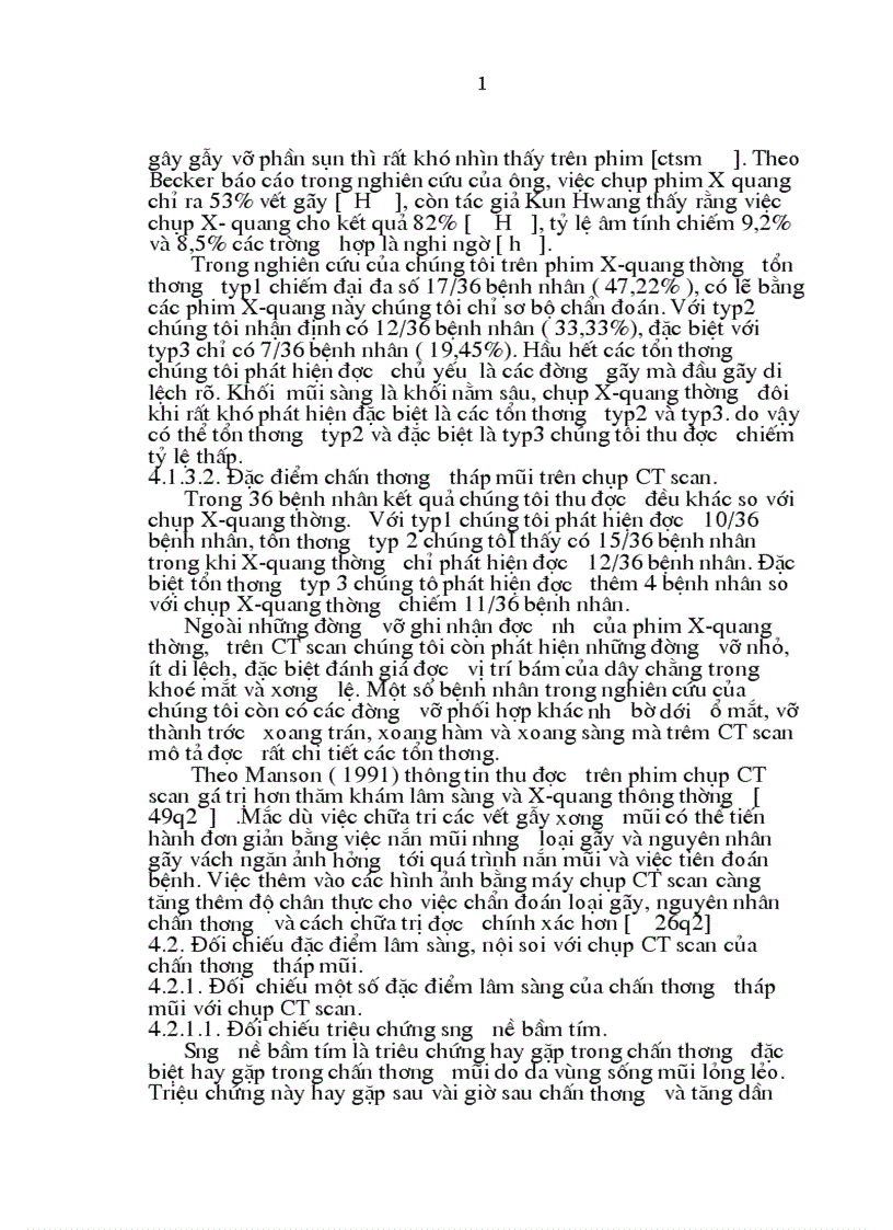 image for page Nghiên cứu đặc điểm lâm sàng và chụp cắt lớp vi của chấn thương tháp mũi