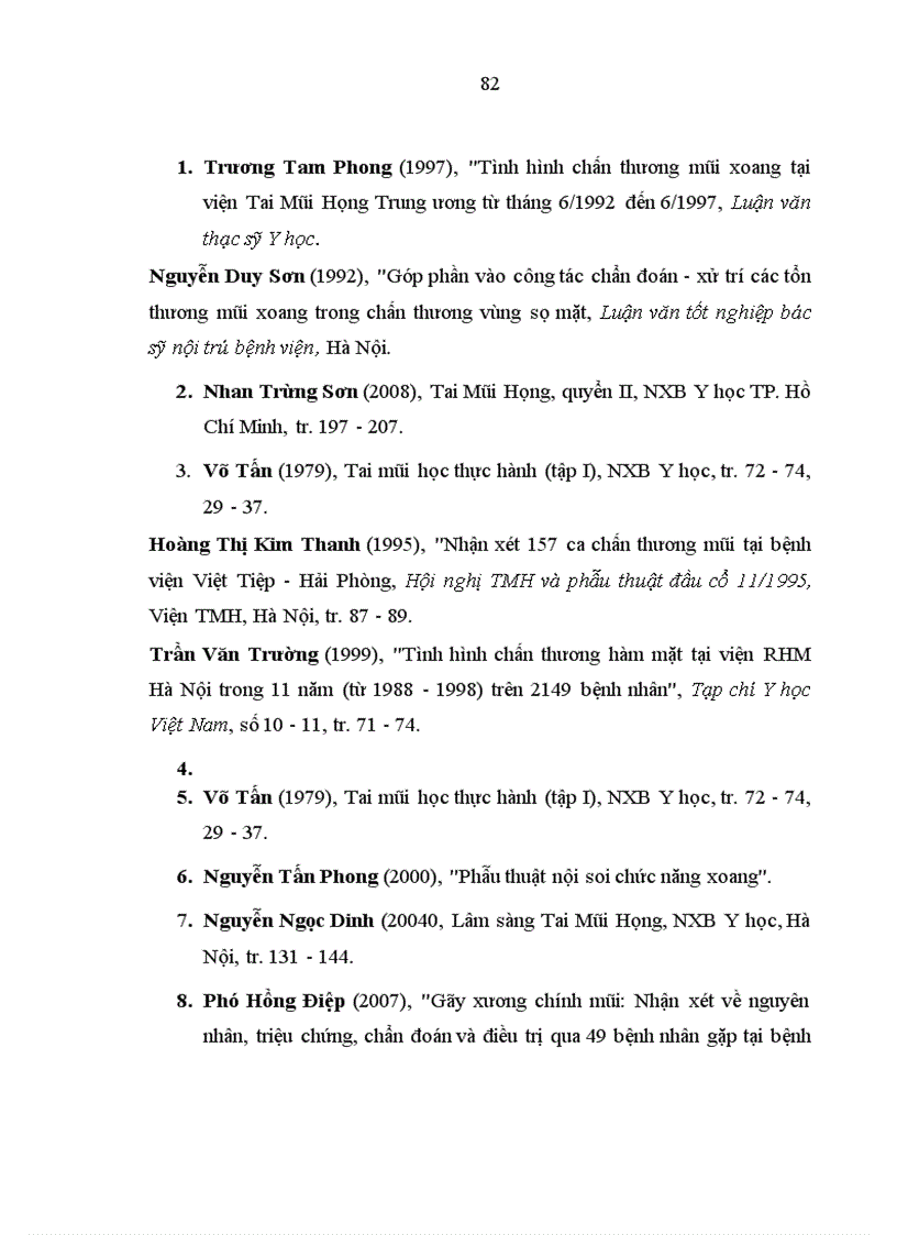 image for page Nghiên cứu đặc điểm lâm sàng và chụp cắt lớp vi của chấn thương tháp mũi