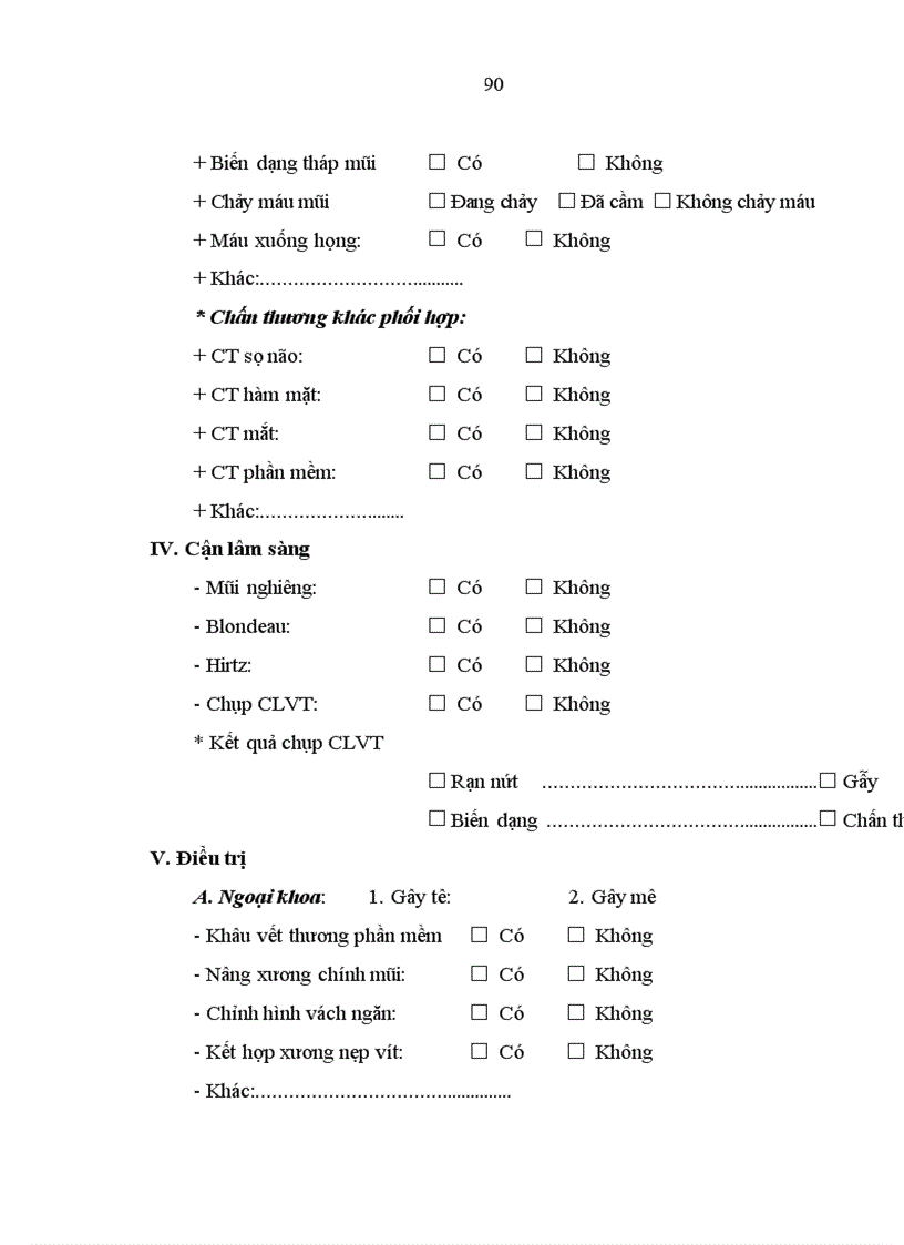 image for page Nghiên cứu đặc điểm lâm sàng và chụp cắt lớp vi của chấn thương tháp mũi