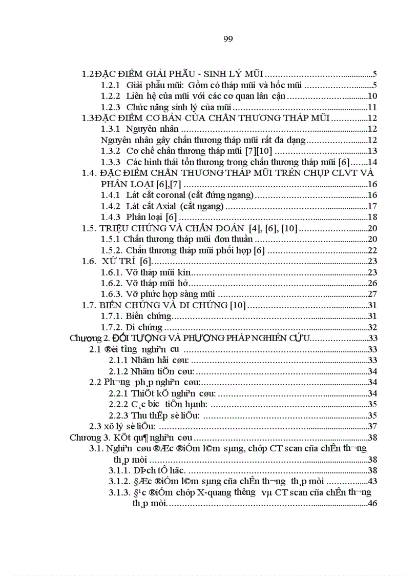 image for page Nghiên cứu đặc điểm lâm sàng và chụp cắt lớp vi của chấn thương tháp mũi