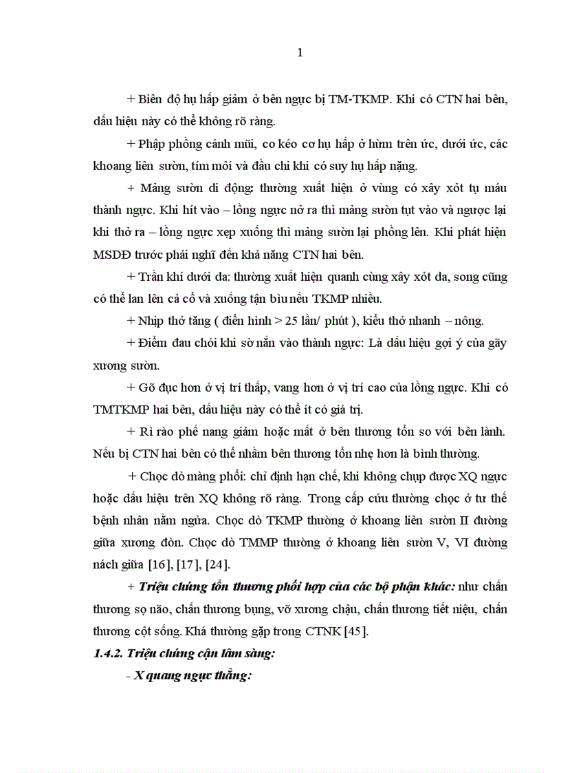 image for page Nghiên cứu đặc điểm lâm sàng cận lâm sàng và kết quả điều trị tràn máu tràn khí màng phổi hai bên trong chấn thương ngực kín