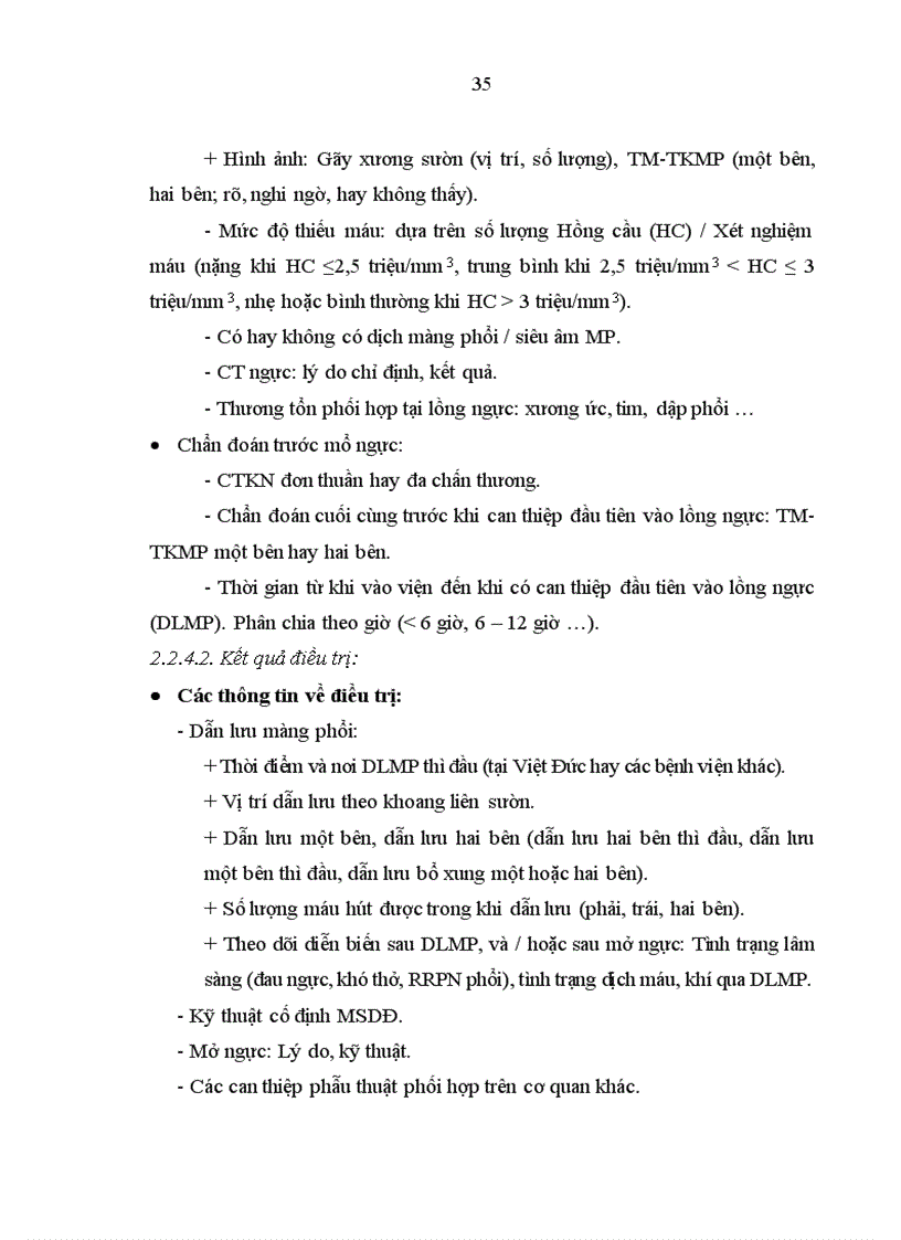 image for page Nghiên cứu đặc điểm lâm sàng cận lâm sàng và kết quả điều trị tràn máu tràn khí màng phổi hai bên trong chấn thương ngực kín