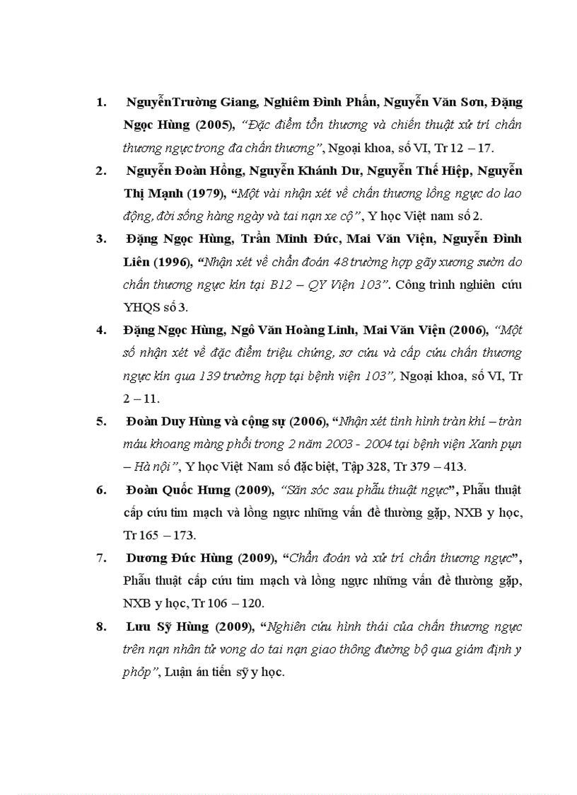 image for page Nghiên cứu đặc điểm lâm sàng cận lâm sàng và kết quả điều trị tràn máu tràn khí màng phổi hai bên trong chấn thương ngực kín