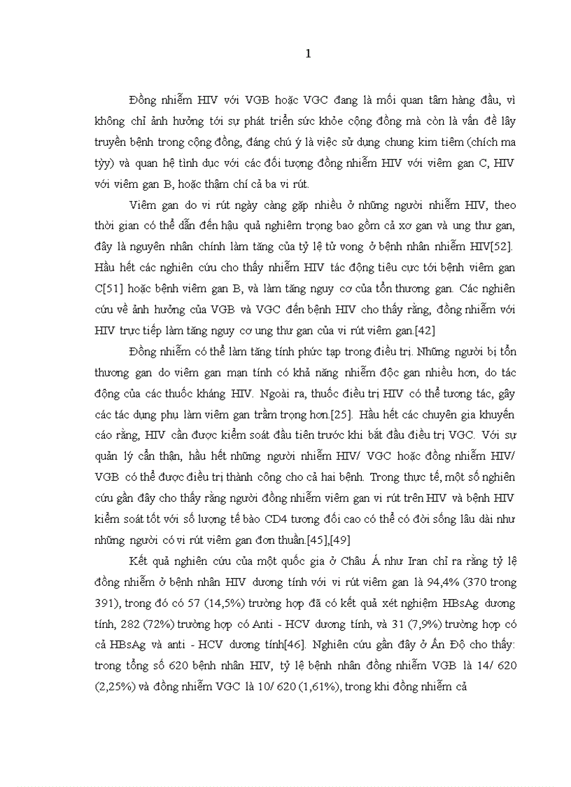 image for page Tình trạng đồng nhiễm viêm gan B và viêm gan C ở người nhiễm HIV AIDS tại Bệnh viện Bệnh nhiệt đới Trung ương