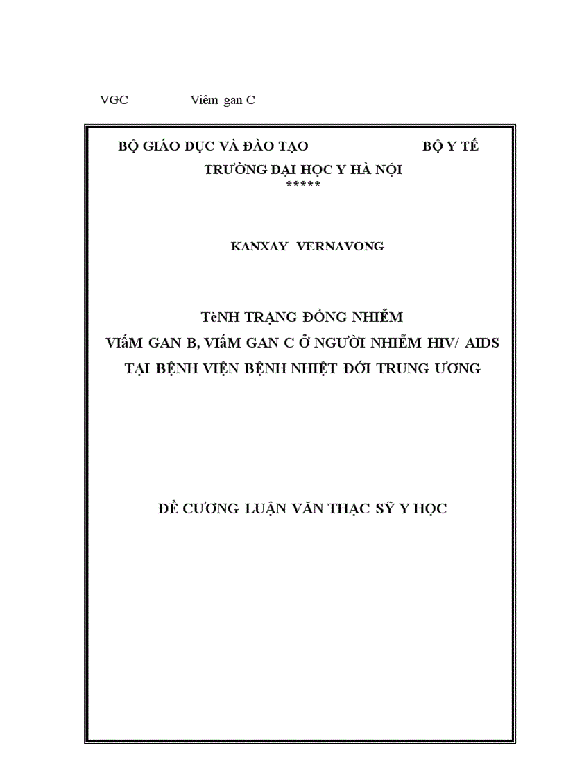 image for page Tình trạng đồng nhiễm viêm gan B và viêm gan C ở người nhiễm HIV AIDS tại Bệnh viện Bệnh nhiệt đới Trung ương